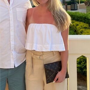 Aritzia Wilfred Strapless Top